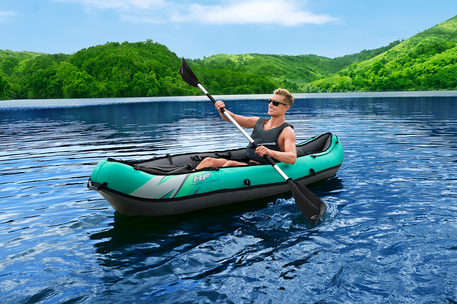 Hydro-Force™ Kajak Set Ventura Elite™ X1 280 x 86 x 40 cm