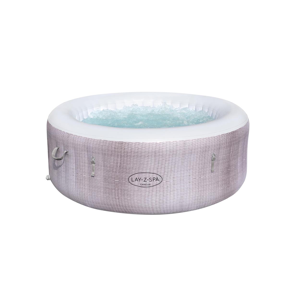 Bestway® Spare Part Liner Rattan-optics (rosewhite) for LAY-Z-SPA® Cancun AirJet™ Ø 180x66 cm , round Bestway® Spare Part Liner Rattan-optics (rosewhite) for LAY-Z-SPA® Cancun AirJet™ Ø 180x66 cm , round