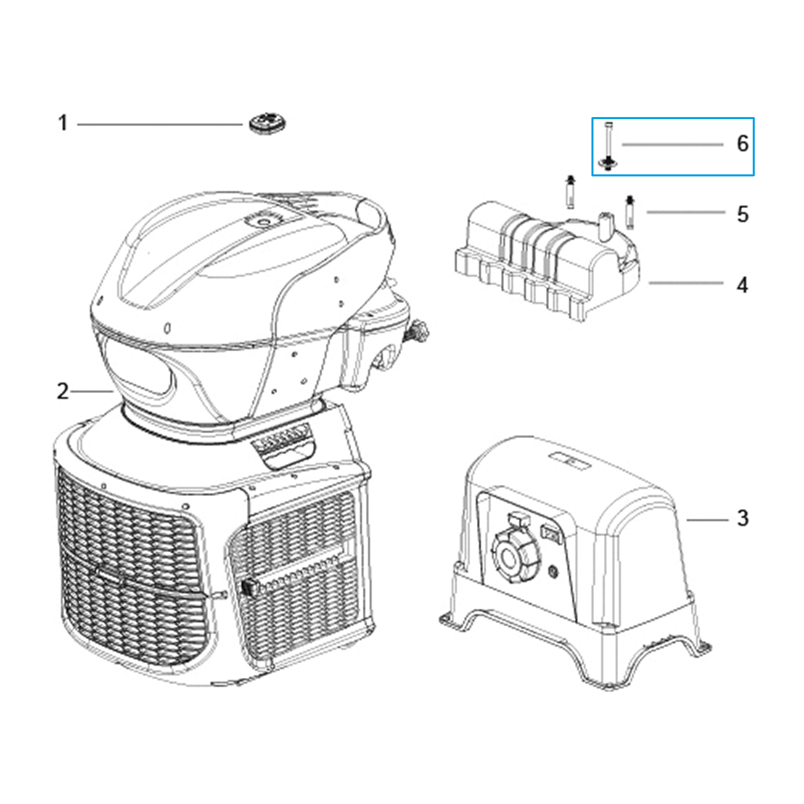 Bestway® Spare Part Screw for Swimfinity™ Swim fitness system (58517 / 56518) Bestway® Spare Part Screw for Swimfinity™ Swim fitness system (58517 / 56518)