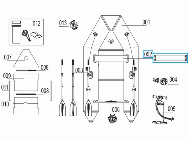 Bestway® Spare Part Bench Seat for Hydro-Force™ sport boat Caspian Pro & Mirovia Pro Bestway® Spare Part Bench Seat for Hydro-Force™ sport boat Caspian Pro & Mirovia Pro