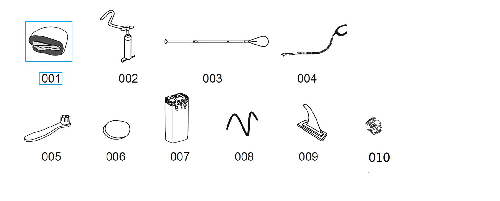 Bestway® Spare Part Replacement board for Hydro-Force™ SUP HuaKa'i 305 x 84 x 15 cm Bestway® Spare Part Replacement board for Hydro-Force™ SUP HuaKa'i 305 x 84 x 15 cm