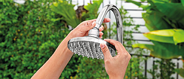 Solar showers image