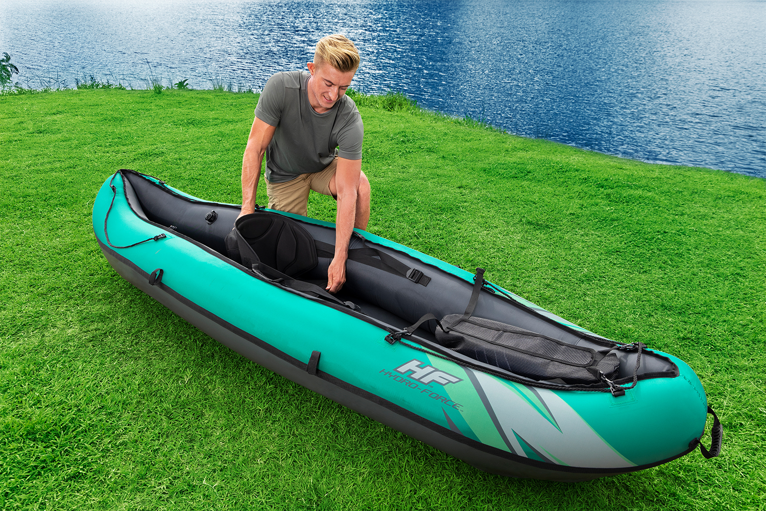 Hydro-Force™ Kajak Set Ventura Elite™ X1 280 x 86 x 40 cm