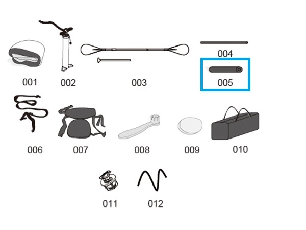 Bestway® Spare Part Footrest foam for various Hydro-Force™ SUP's Bestway® Spare Part Footrest foam for various Hydro-Force™ SUP's