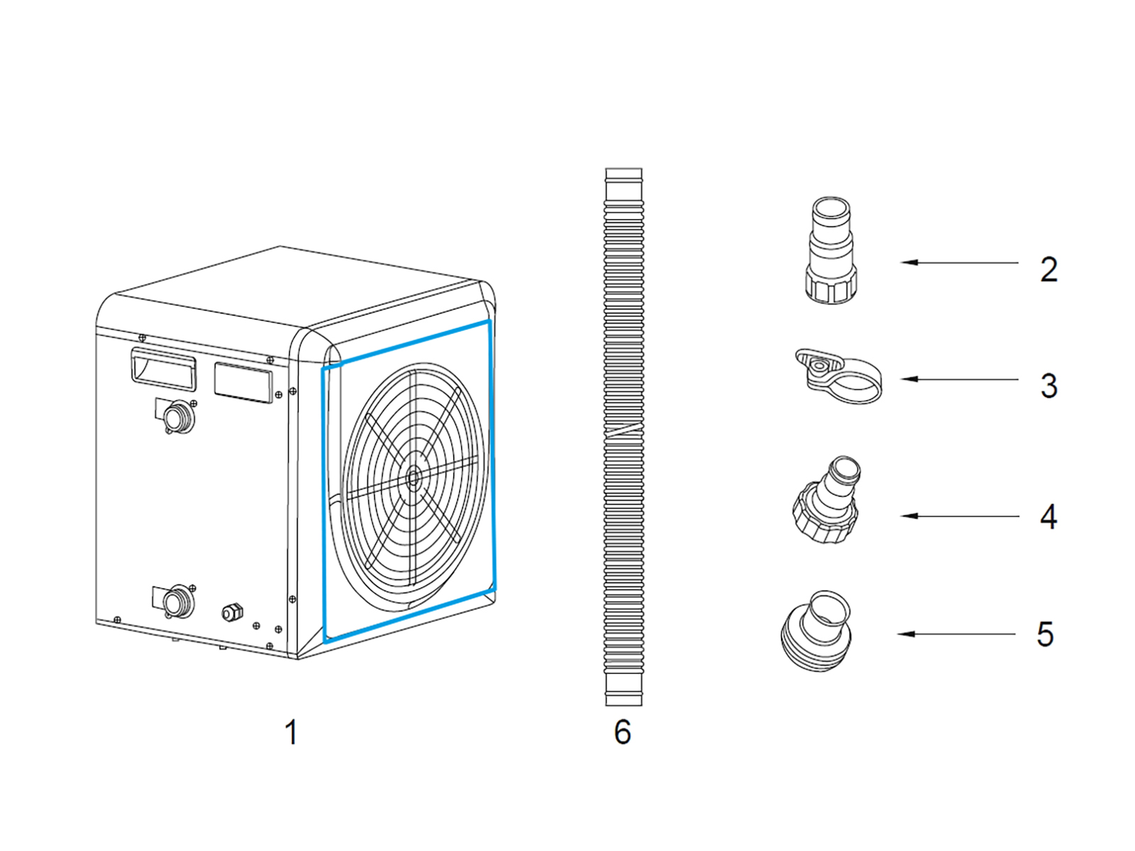 Bestway® Spare Part Impeller for 4KW Pool Heater (58748) Bestway® Spare Part Impeller for 4KW Pool Heater (58748)