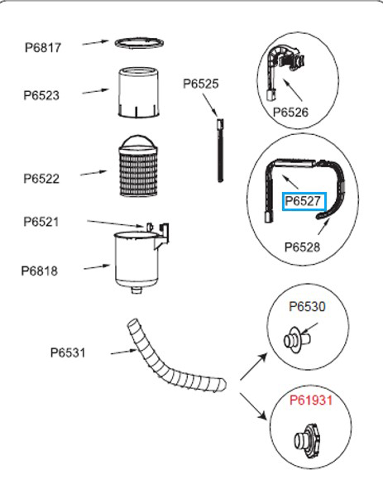 Bestway® Spare Part Fast set pool centerpiece hook for Flowclear™ surface skimmer (58233, 58237) Bestway® Spare Part Fast set pool centerpiece hook for Flowclear™ surface skimmer (58233, 58237)