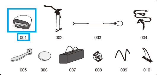 Bestway® Spare Part Replacement board for Hydro-Force™ SUP Kahawai 310 x 86 x 15 cm (2019) Bestway® Spare Part Replacement board for Hydro-Force™ SUP Kahawai 310 x 86 x 15 cm (2019)