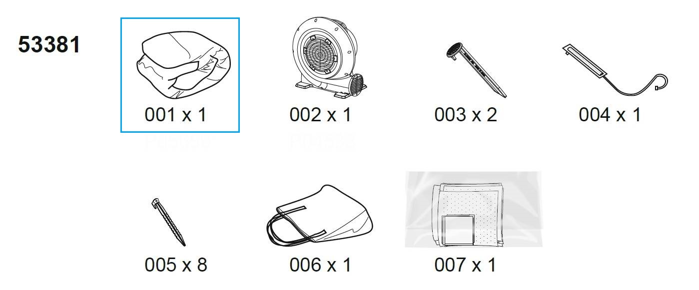 Bestway® Spare Part H2OGO!® Waterpark Beach Bounce (body only) 365 x 340 x 152cm Bestway® Spare Part H2OGO!® Waterpark Beach Bounce (body only) 365 x 340 x 152cm