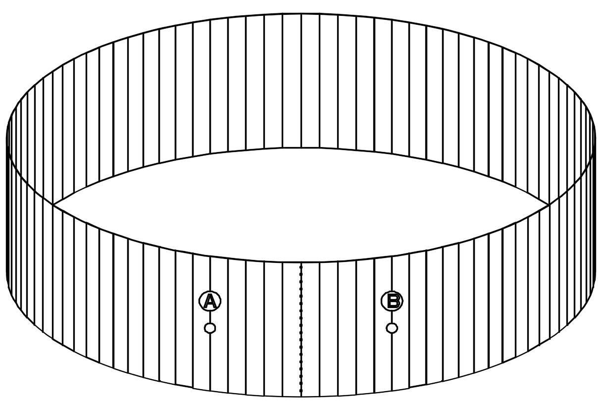 Bestway® Spare Part Steel wall frame (grey) for Hydrium™ steel wall pool Ø 300 x 120 cm, round Bestway® Spare Part Steel wall frame (grey) for Hydrium™ steel wall pool Ø 300 x 120 cm, round