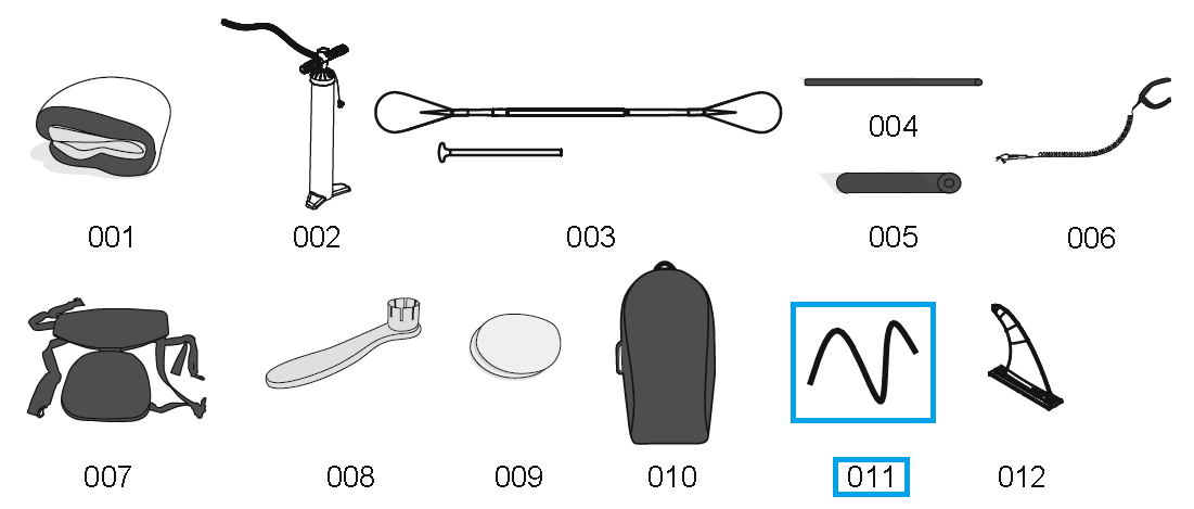 Bestway® Spare Part Elastic cord 230cm for Hydro-Force™ Freesoul Tech Touring Board, 340x89x15 cm Bestway® Spare Part Elastic cord 230cm for Hydro-Force™ Freesoul Tech Touring Board, 340x89x15 cm