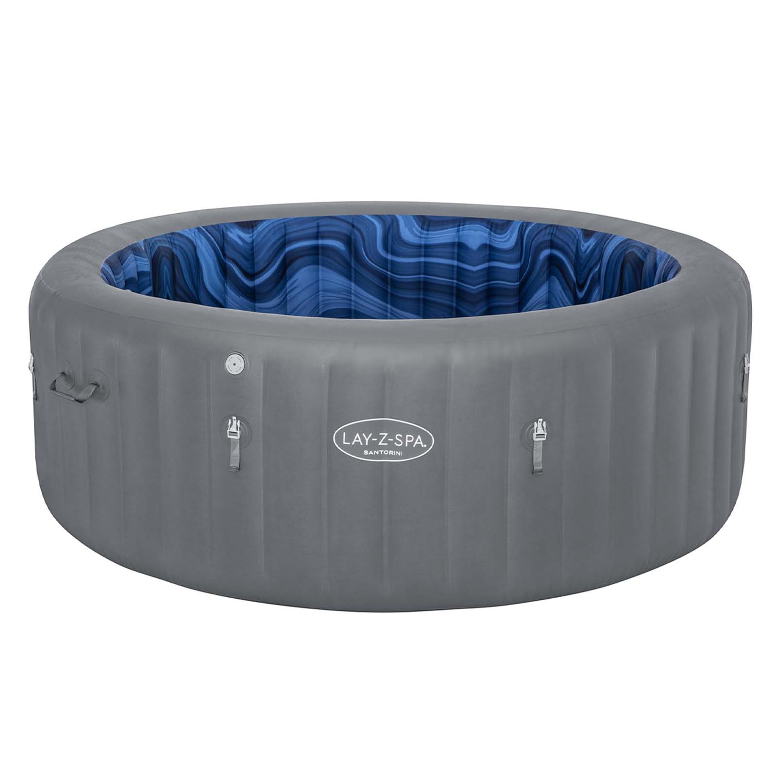 Bestway® Spare Part Liner (graphite) for LAY-Z-SPA® Santorini HydroJet™ Ø 216 x 80 cm (2022) Bestway® Spare Part Liner (graphite) LAY-Z-SPA® Santorini HydroJet™ Ø 216 x 80 cm