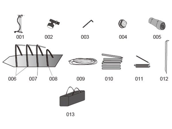 Bestway® Spare Part Outer Tent for Pavillo™ Airframe™ Tent Sierra Ridge Air Pro X6 640x390x225 cm Bestway® Spare Part Outer Tent for Pavillo™ Airframe™ Tent Sierra Ridge Air Pro X6 640x390x225 cm