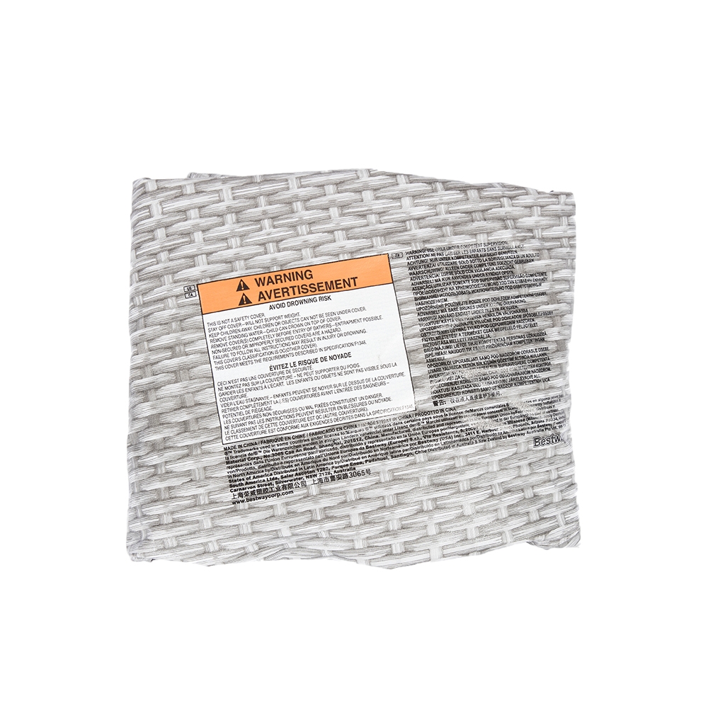 Bestway® Spare Part Leatherroid cover rattan optics (grey) for LAY-Z-SPA® Honolulu AirJet™ 196 x 71 cm