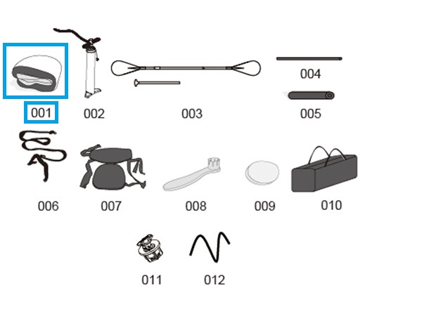 Bestway® Spare Part Replacement board for Hydro-Force™ SUP Oceana 305 x 84 x 12 cm (2019) Bestway® Spare Part Replacement board for Hydro-Force™ SUP Oceana 305 x 84 x 12 cm (2019)