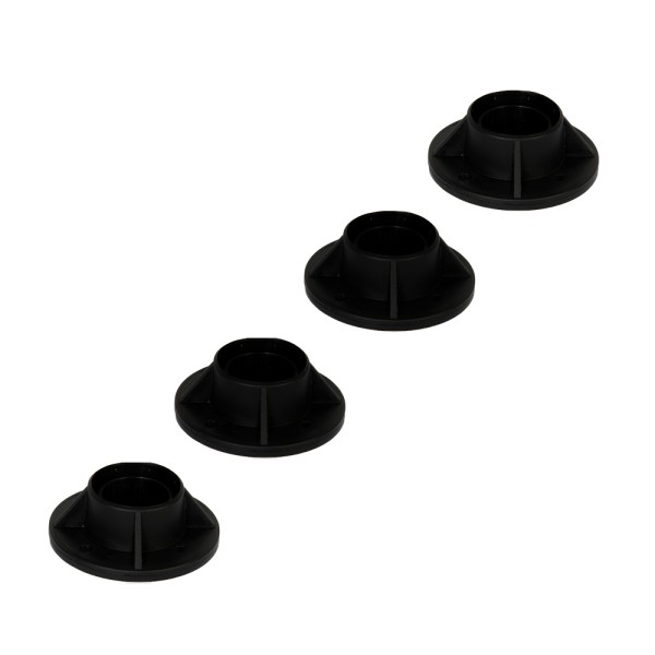 Bestway® Spare Part Leg cap set (black / 4 pieces) for various Steel Pro™ and Power Steel™ Pools, round