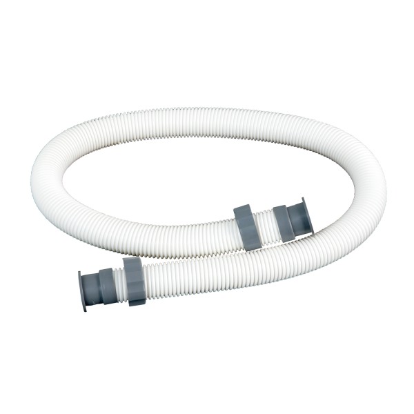 Bestway® Spare Part Hose with screw cap (white / Ø 38 mm / 150 cm) for Flowclear™ filter units