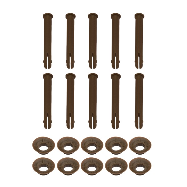 Bestway® Spare Part Pin and gasket set (brown / 10 each) for various Power Steel™ pools, round