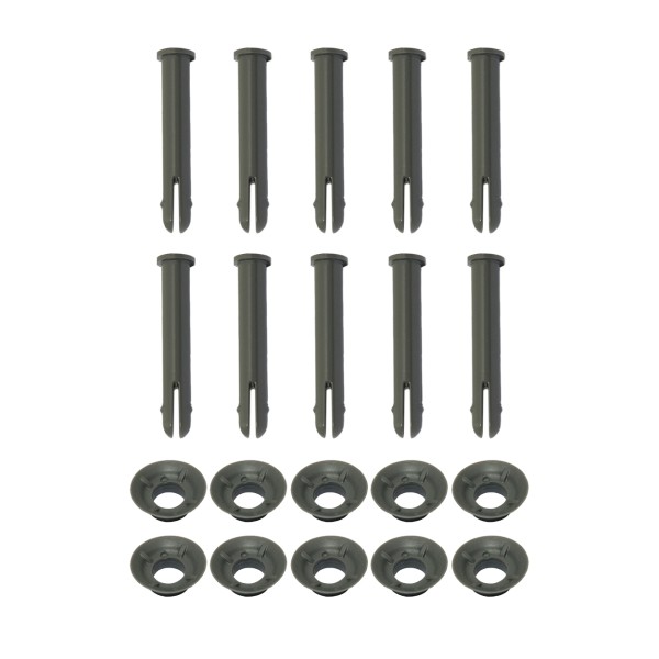 Bestway® Spare Part Pin and gasket set (grey / 10 each) for various Steel Pro MAX™ pools, round