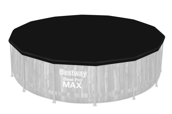 Bestway® Spare Part Pool cover (black) for Power Steel™ and Steel Pro MAX™ Pools Ø 427 cm, round