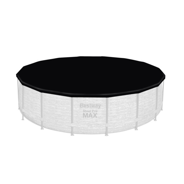 Bestway® Spare Part Pool cover (black) for Power Steel™ and Steel Pro MAX™ Pools Ø 549 cm, round