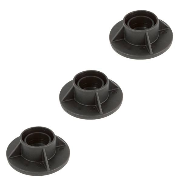 Bestway® Spare Part Leg cap set (black / 3 pieces) for Power Steel™ pools 732 x 366 x 122 cm, oval