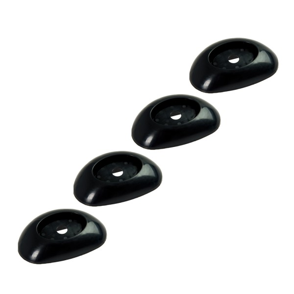 Bestway® Spare Part Leg cap set (black / 4 pieces) for Power Steel™ pools Ø 427x107cm, round