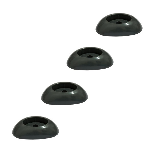 Bestway® Spare Part Leg cap set (grey / 4 pieces) for various Steel Pro MAX™ pools, round
