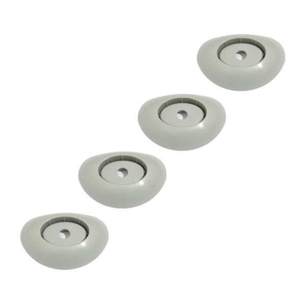Bestway® Spare Part Leg cap set (grey / 4 pieces) for various Power Steel™ pools Ø 488/549/610/671 cm, round
