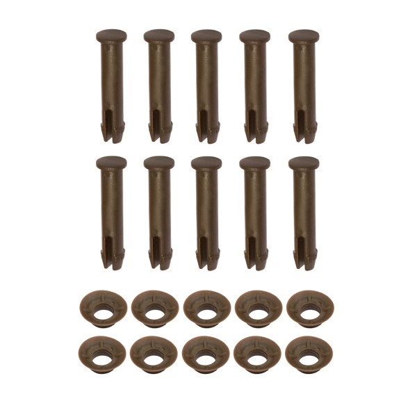 Bestway® Spare Part Pin &amp; gasket set (brown / 10 each) for Steel Pro MAX™ pools (56709, 56923)